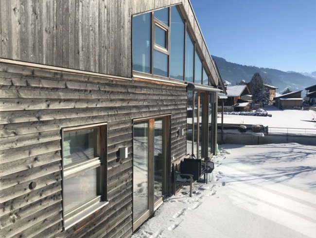 Winterpanorama Penthouse Holleis in Maishofen